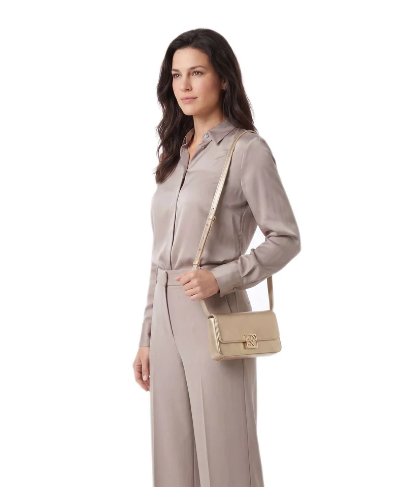 Armani Exchange Amy Sac bandoulière light gold