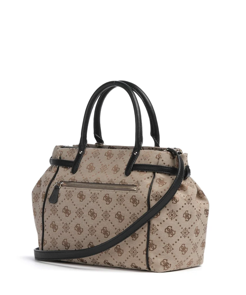 Guess Dorothy Girlfriend Sac à main latte logo/black