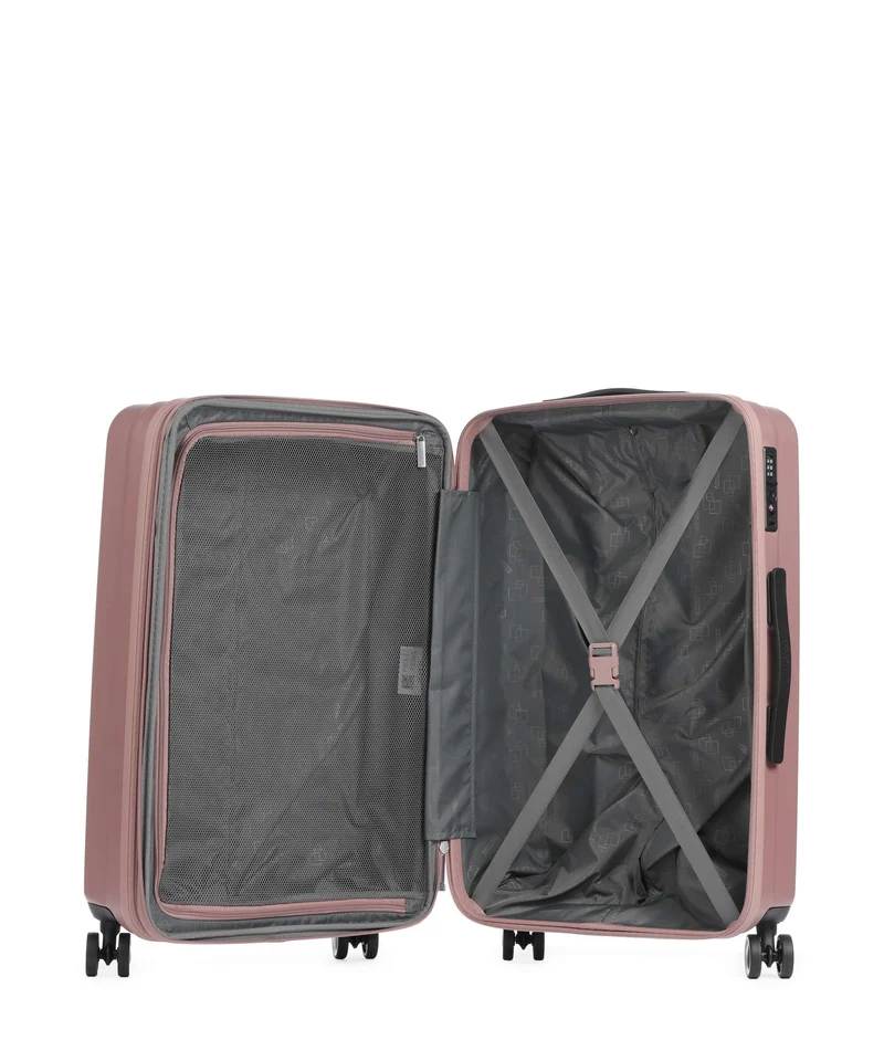 American Tourister Aerojoy Set de valise (4 roues) metallic rose