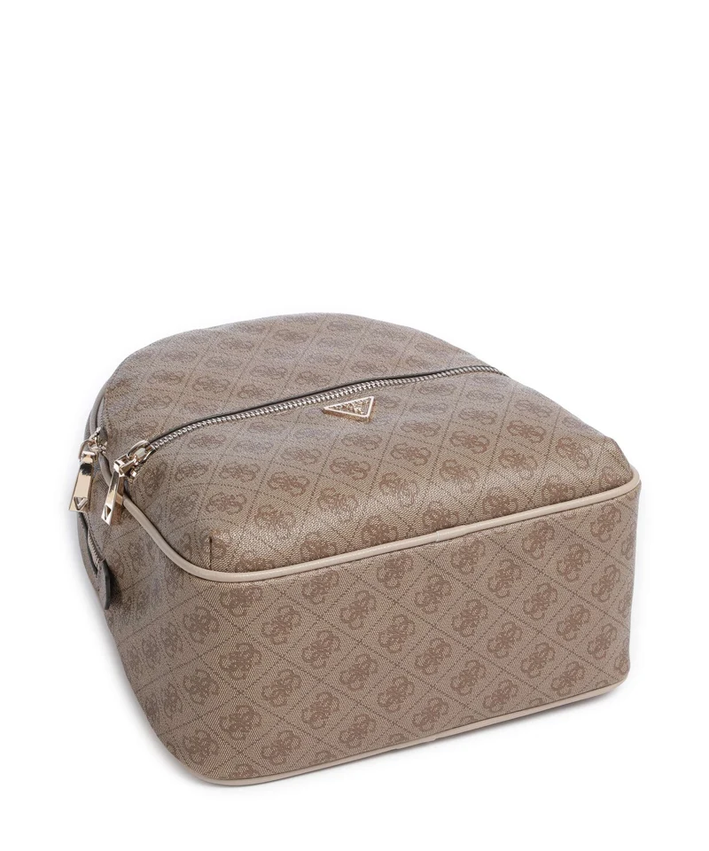 Guess Manhattan II Large Sac à dos latte logo