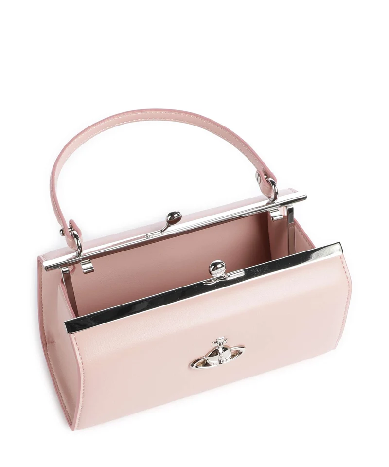 Vivienne Westwood Doll Frame Smooth XL Sac à main pastel pink