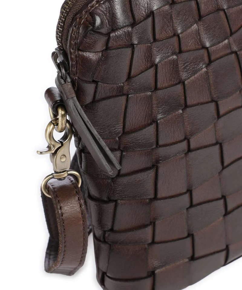 Depeche Warsaw Pochette telephone dark brown