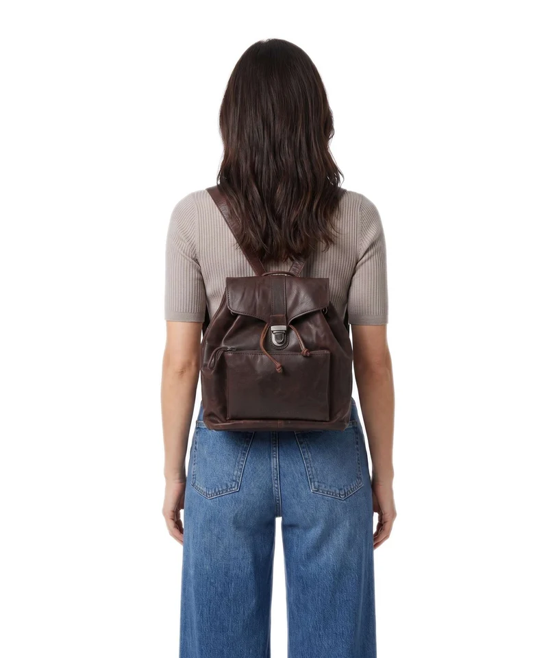 Spikes & Sparrow Bronco Tamara Sac à dos dark brown
