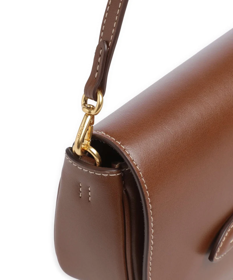 Polo Ralph Lauren Bellport Pochette cuoio