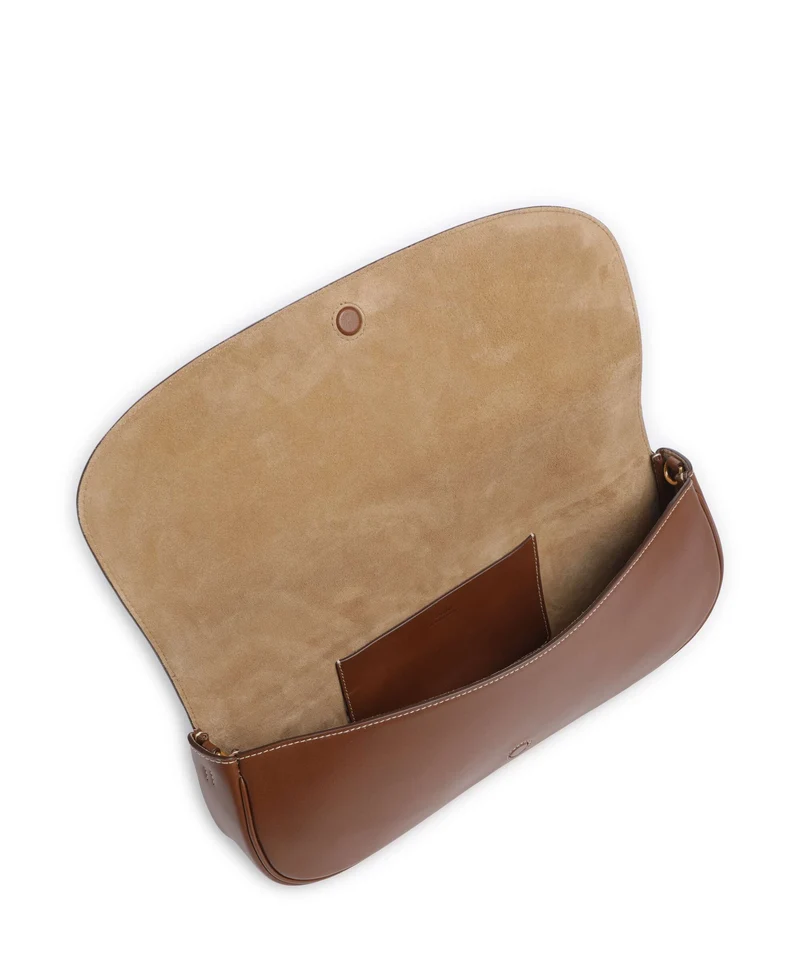 Polo Ralph Lauren Bellport Pochette cuoio