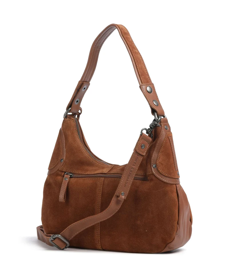 Spikes & Sparrow Suede Mix Anne-Lou Sac fourre-tout mocca