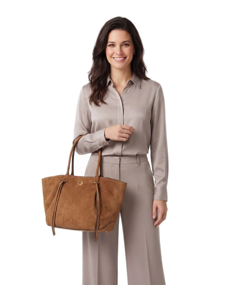 Guess Allegra Girlfriend Cabas cognac