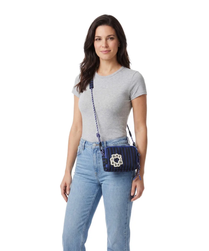 Marimekko Iloisa Kioski Sac bandoulière blue/black/dark grey