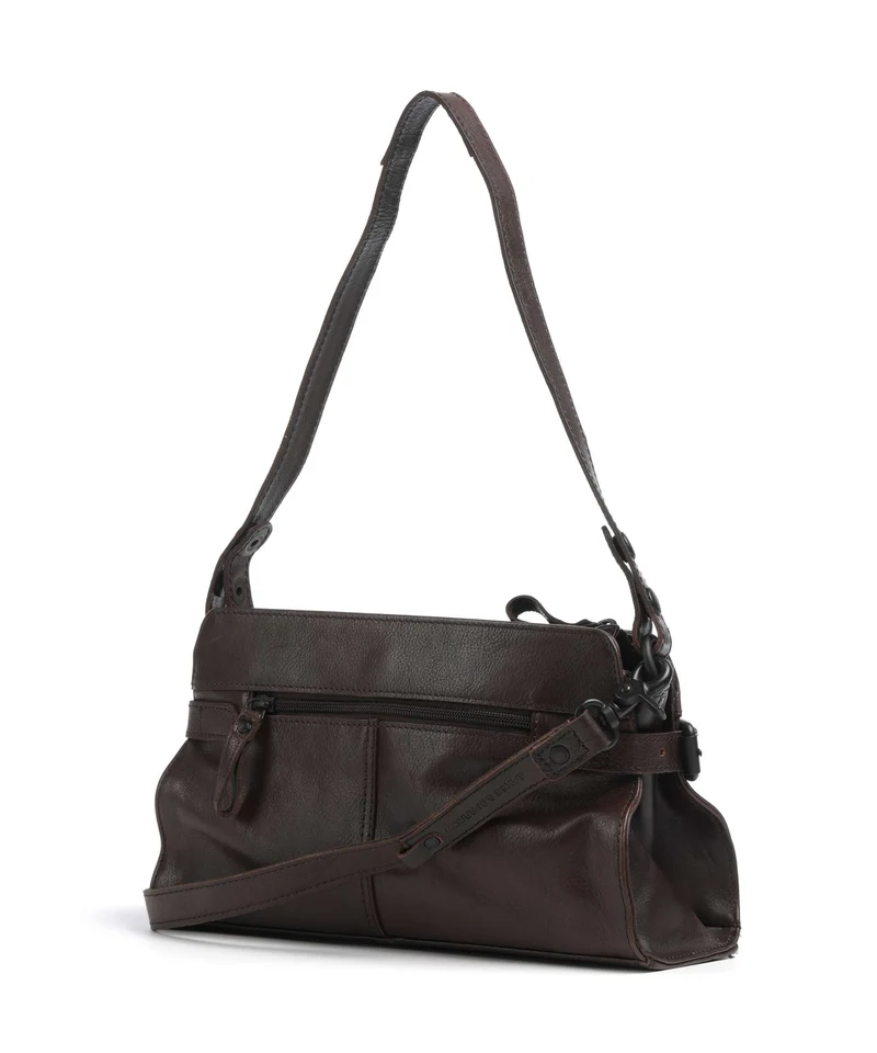 Spikes & Sparrow Hudson Madelon Sac porté épaule dark brown