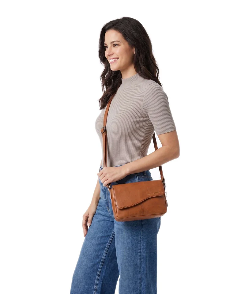 Spikes & Sparrow Bronco Robine Sac bandoulière brandy