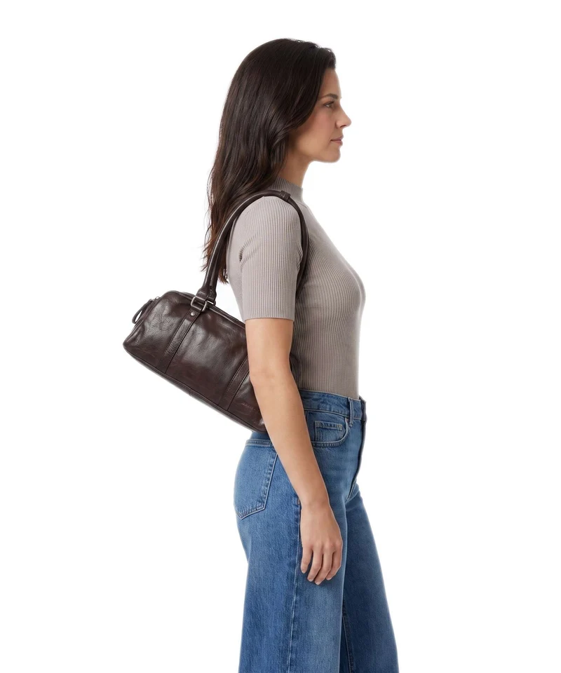 Spikes & Sparrow Apache Lisa Sac porté épaule dark brown