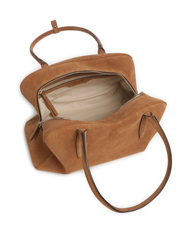 Abro Suede Amara Sac porté épaule cuoio
