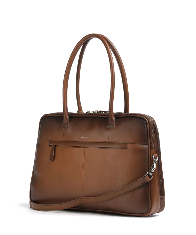 Burkely Ledger Cabas cognac