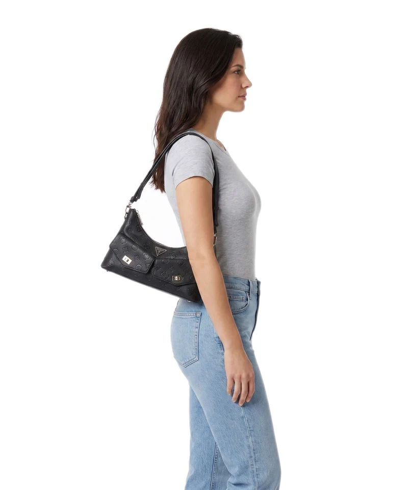 Guess Blake Sac porté épaule black logo