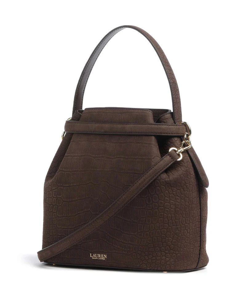 Lauren Ralph Lauren Blaike Medium Sac seau chestnut brown