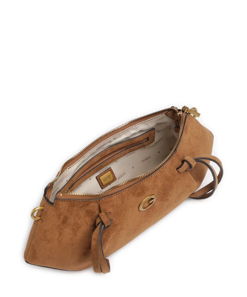 Guess Allegra Sac porté épaule cognac