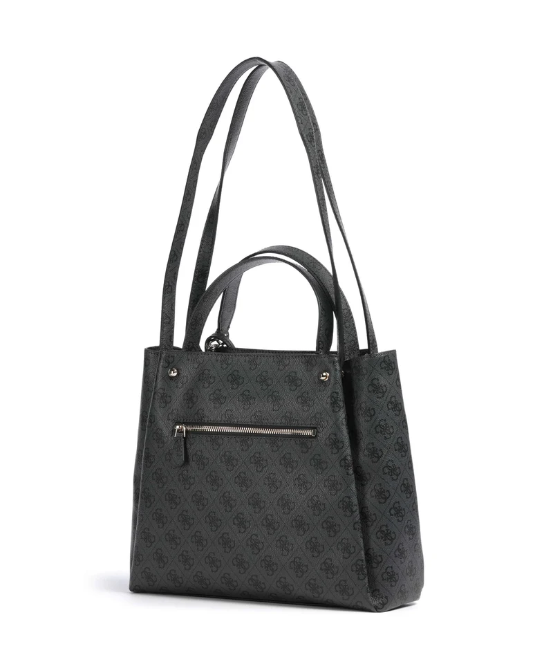 Guess Lorella Girlfriend Logo Sac à main coal logo