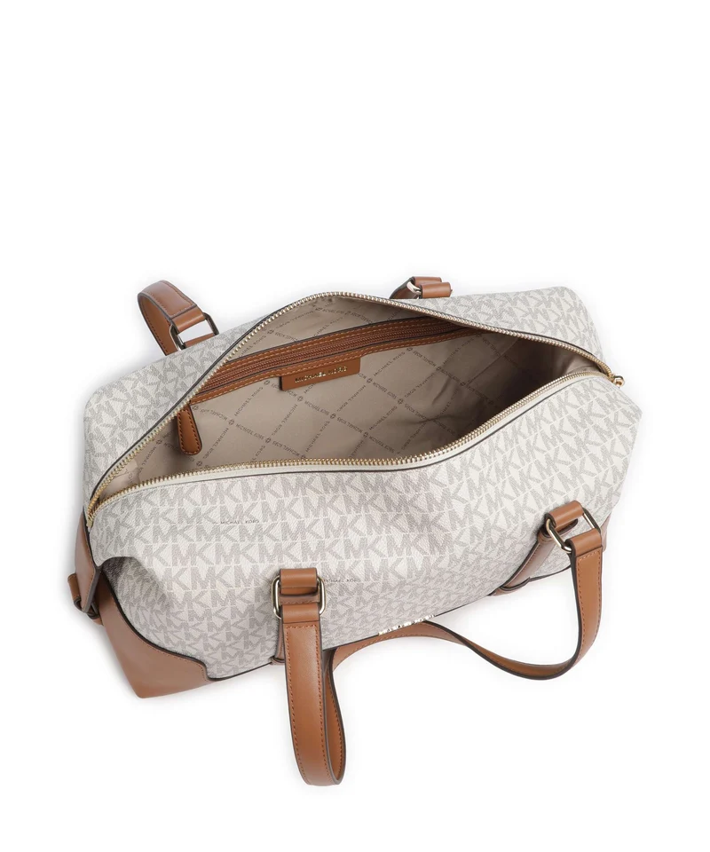 Michael Kors Teddi Large Sac porté épaule vanilla/acorn