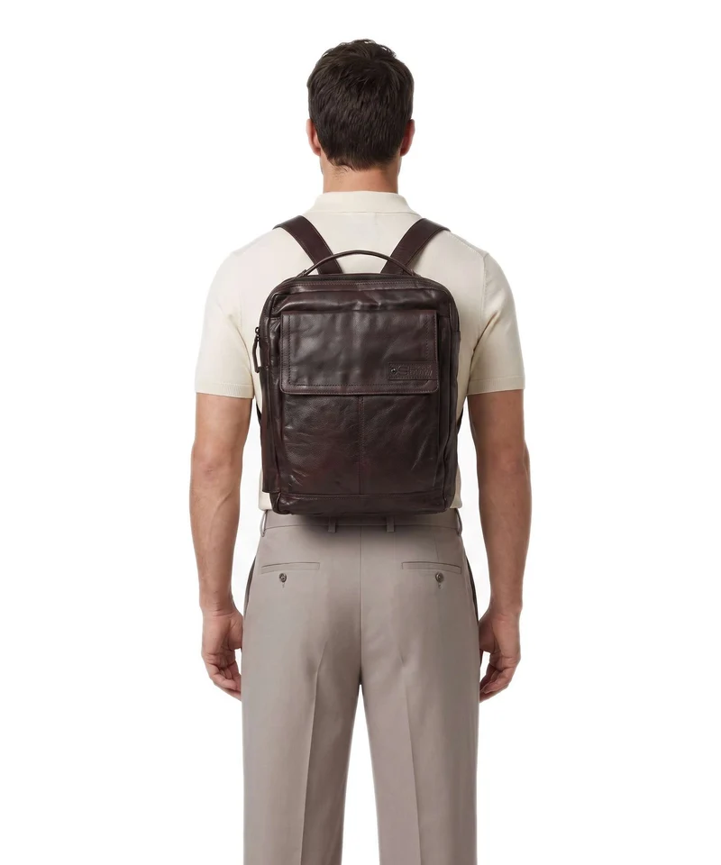 Spikes & Sparrow Apache Fred Sac à dos d'ordinateur dark brown