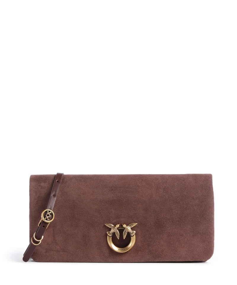 Pinko Love Click Soft Horizontal Classic Sac bandoulière castano intenso/antique gold