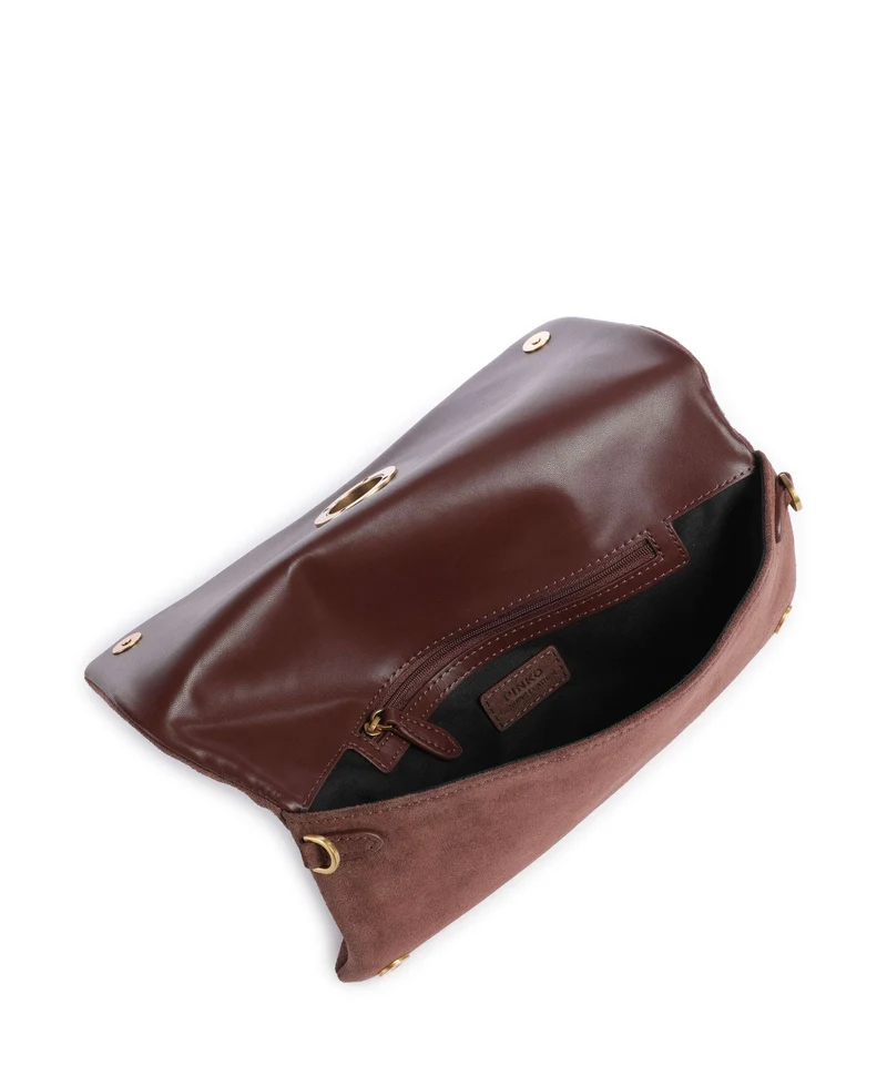 Pinko Love Click Soft Horizontal Classic Sac bandoulière castano intenso/antique gold