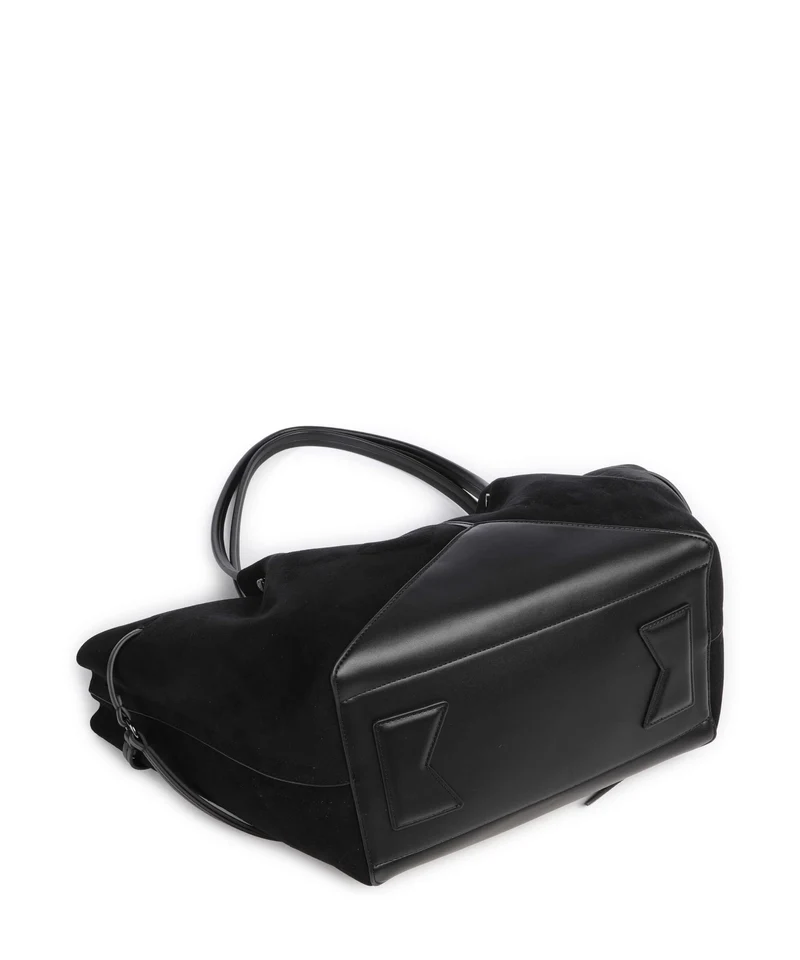 Karl Lagerfeld K/Pierced Medium Cabas black gunmetal