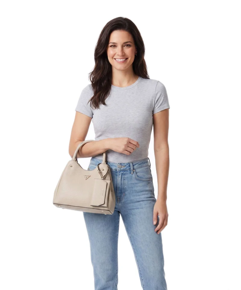 Guess Lorella Girlfriend Small Sac à main bone