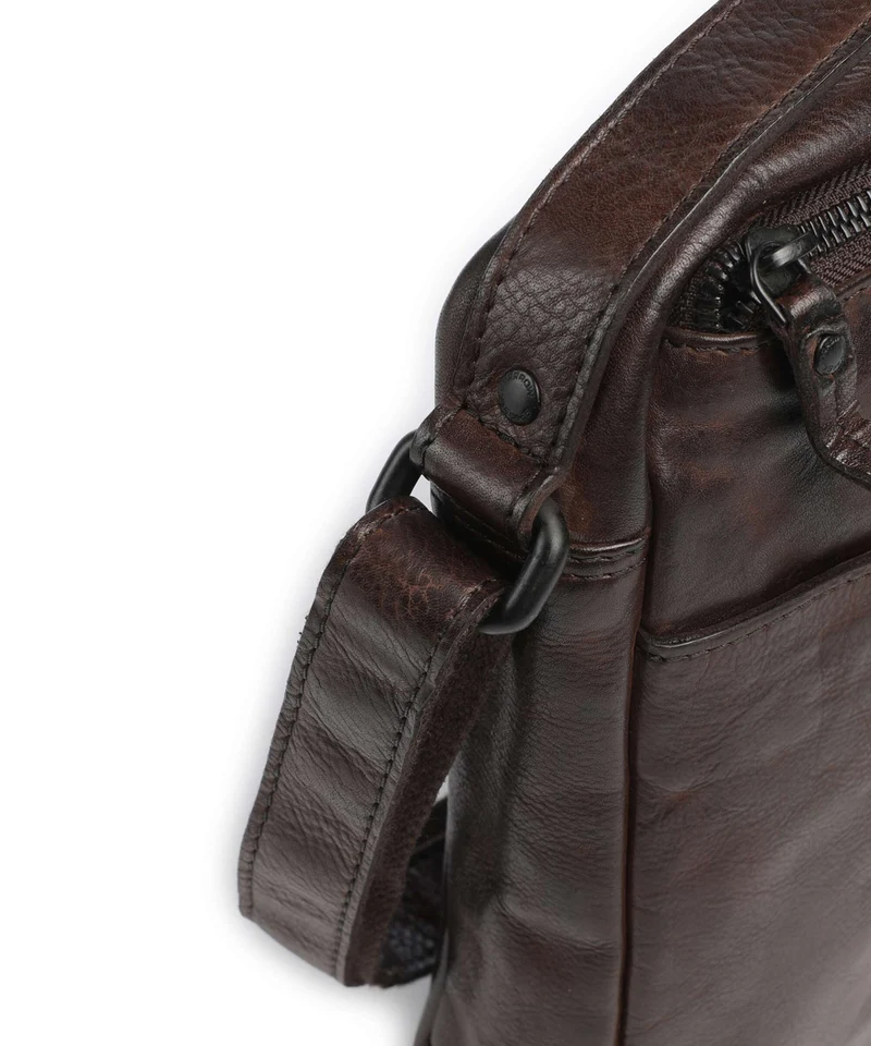 Spikes & Sparrow Apache Moses Sac bandoulière dark brown