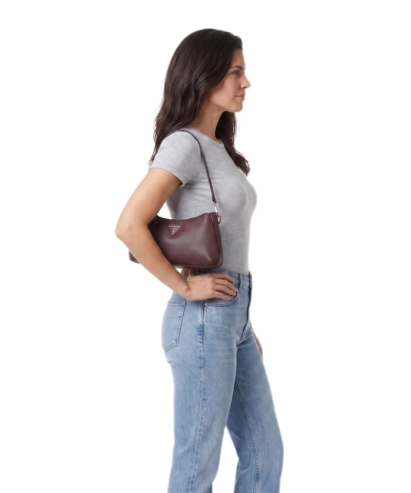Guess Noelle II Sac porté épaule burgundy