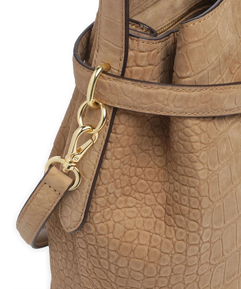 Lauren Ralph Lauren Blaike Medium Sac seau camel