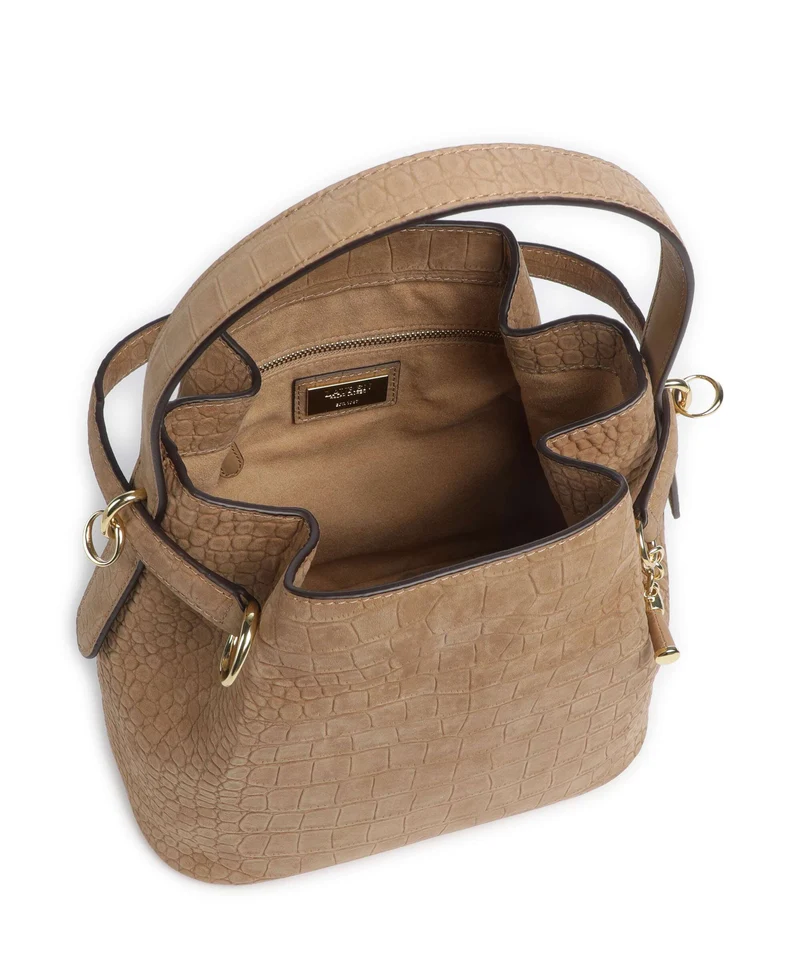 Lauren Ralph Lauren Blaike Medium Sac seau camel