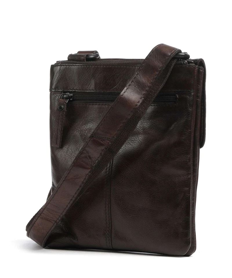 Spikes & Sparrow Apache Jake Sac bandoulière dark brown