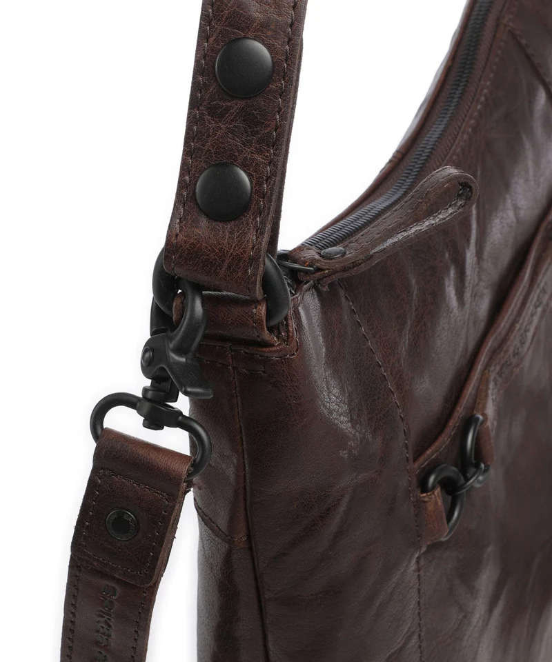 Spikes & Sparrow Bronco Delphie Sac fourre-tout dark brown