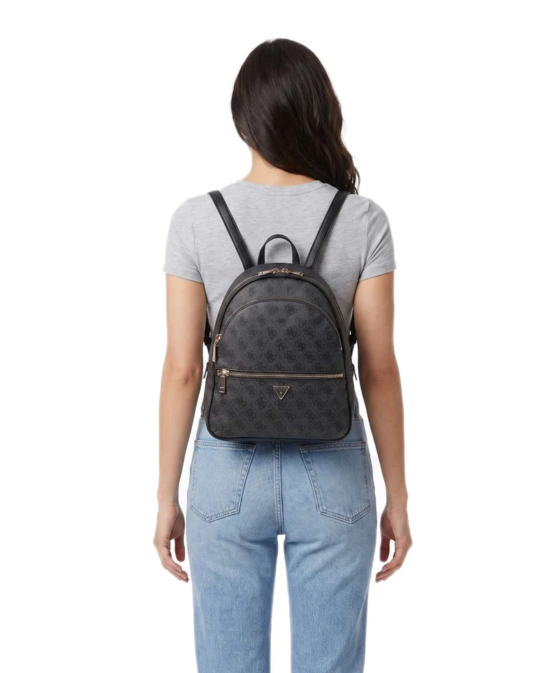 Guess Manhattan II Large Sac à dos coal logo