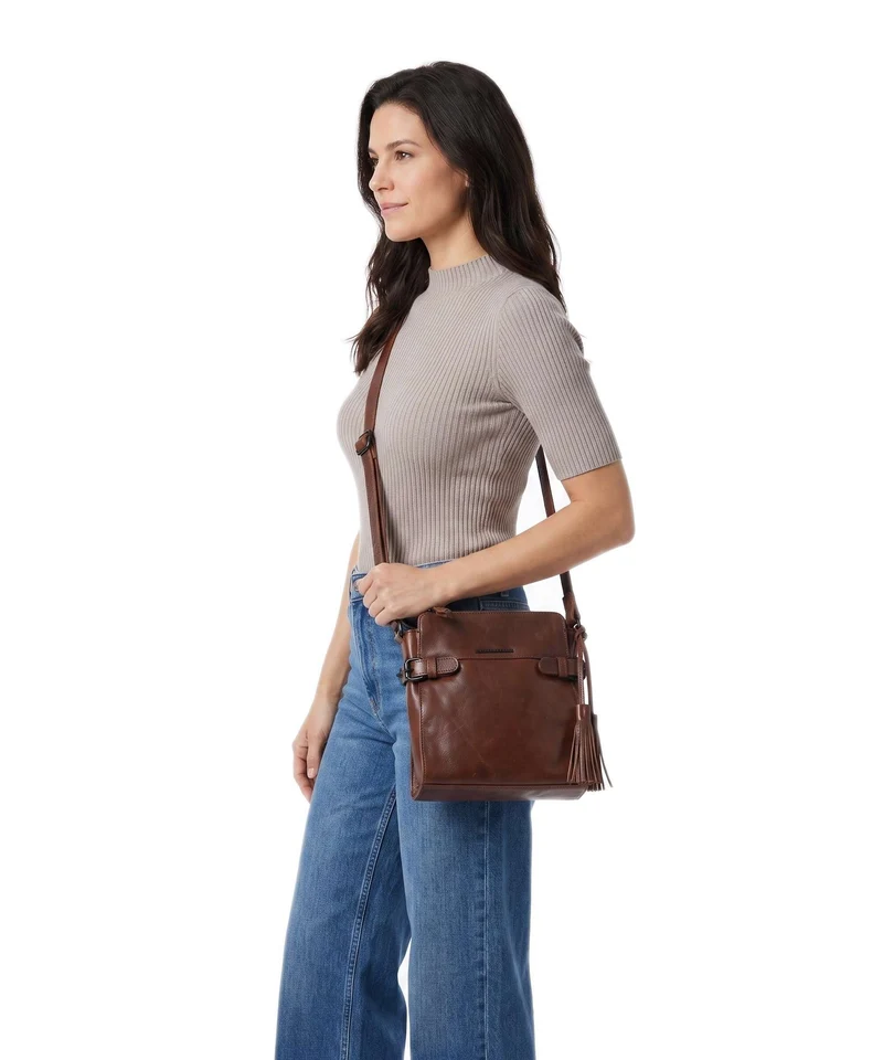 Spikes & Sparrow Hudson Jolinda Sac bandoulière brandy