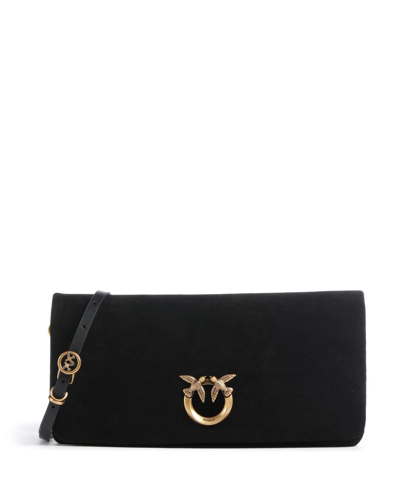 Pinko Love Click Soft Horizontal Classic Sac bandoulière nero/antique gold