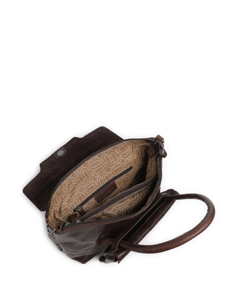 Spikes & Sparrow Bronco Hailey Sac à main dark brown