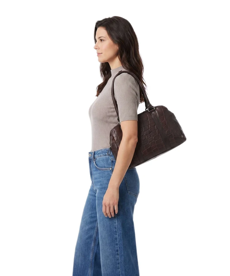 Spikes & Sparrow Apache Dionne Sac porté épaule dark brown