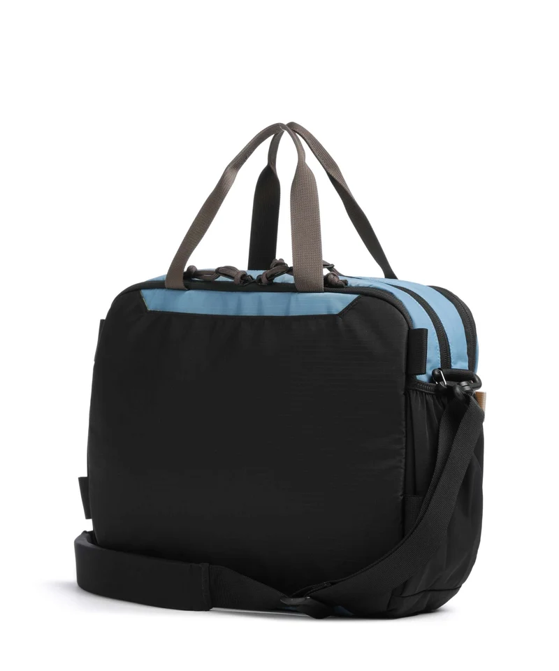 Topo Designs Mountain Sac bandoulière river blue/brown oak