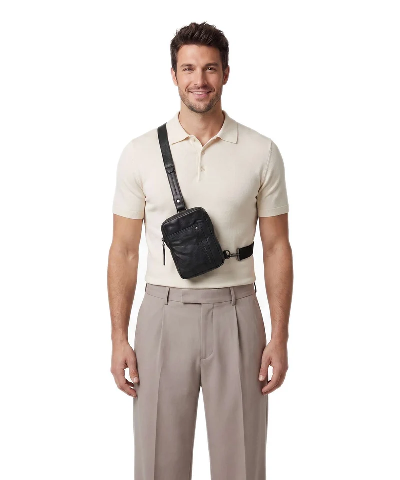 Spikes & Sparrow Bronco Miami Sac sling black