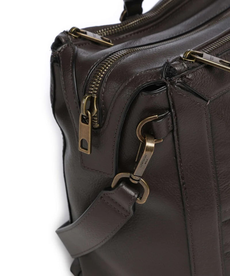 Liebeskind Delia Cow Naturale M Sac à main deep soil