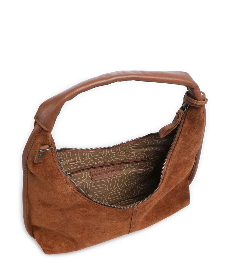 Spikes & Sparrow Suede Mix Gwyn Sac fourre-tout mocca