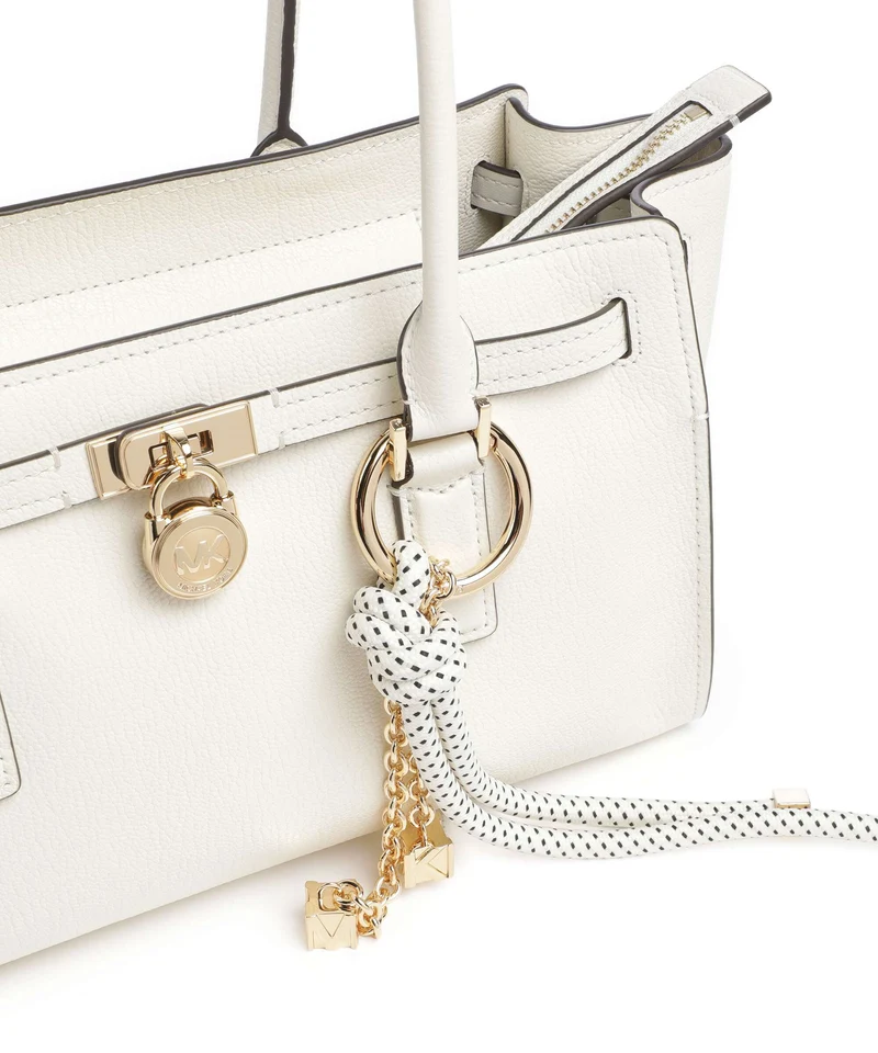 Michael Kors Hamilton Moderne Small Sac porté épaule eggshell