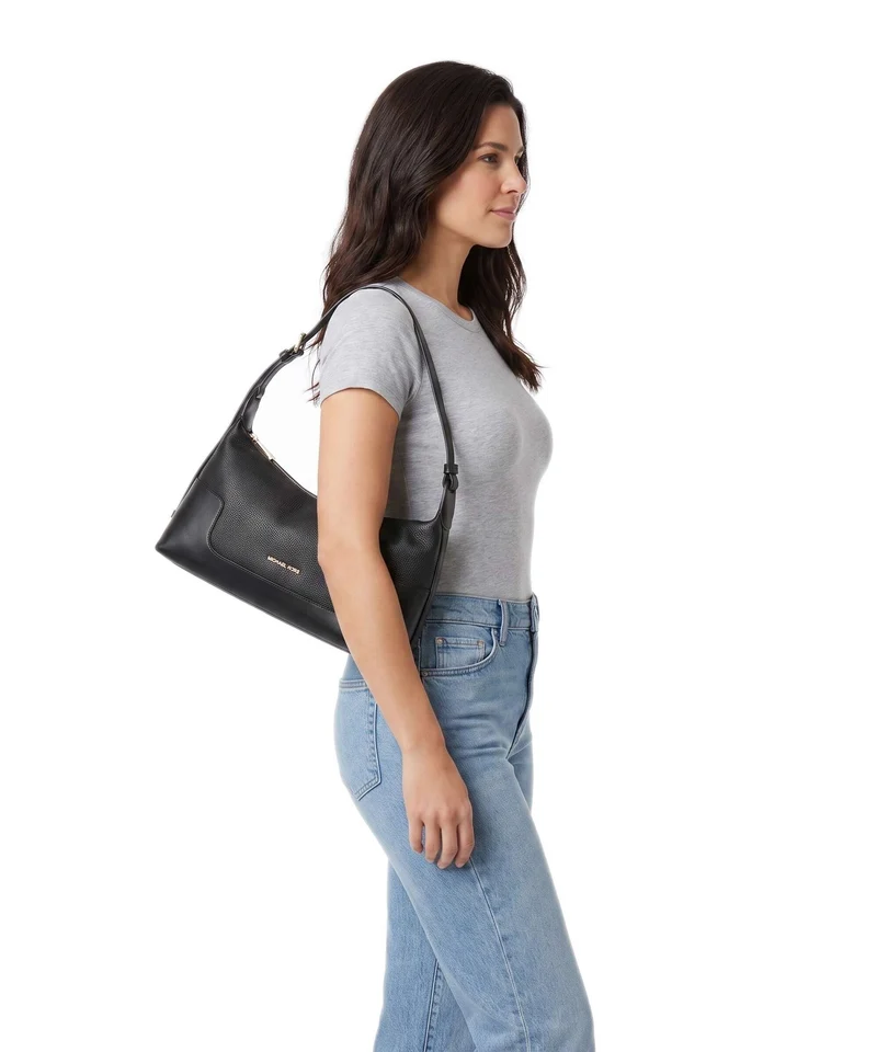 Michael Kors Teddi Medium Sac porté épaule black