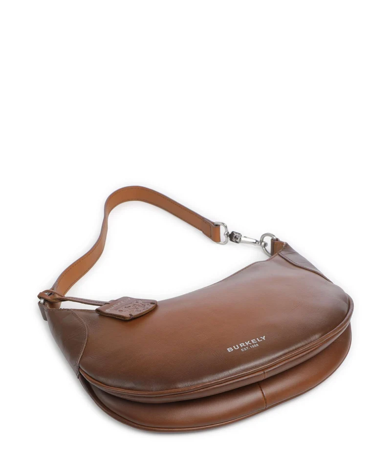 Burkely Ledger Sac porté épaule cognac