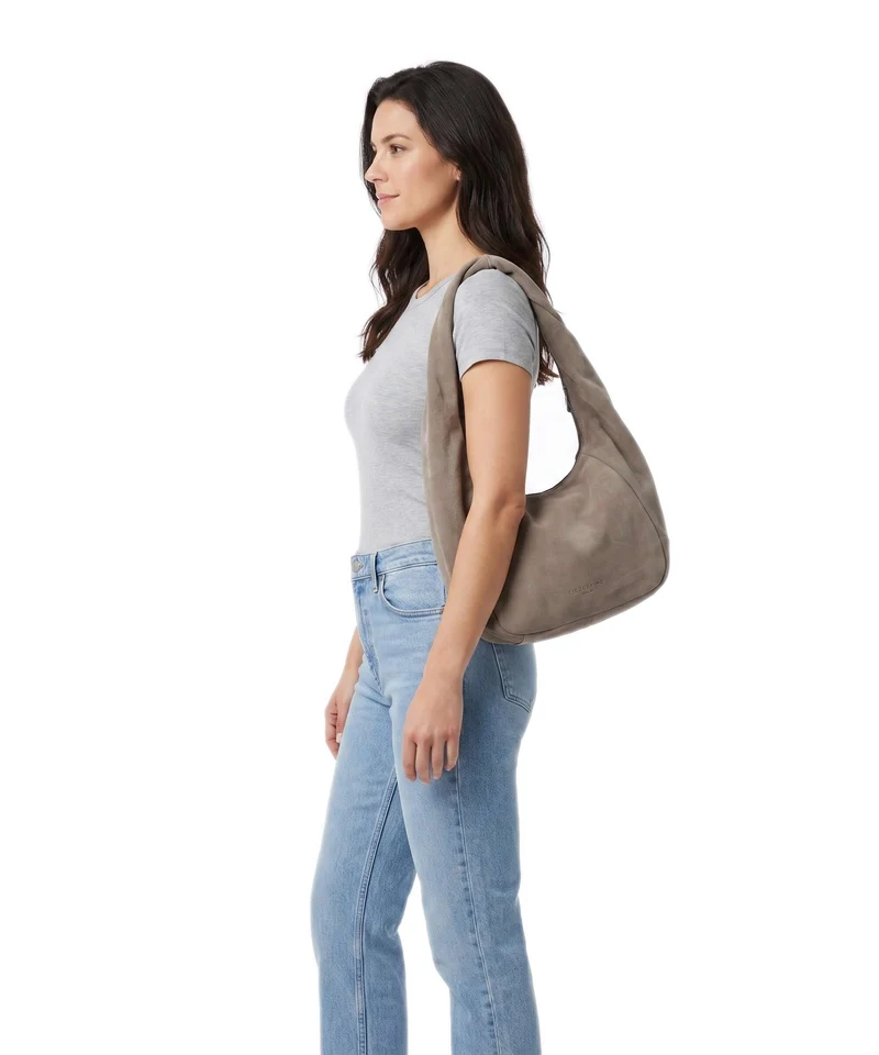 Liebeskind Farrah II Hydro Suede M Sac fourre-tout neutral grey