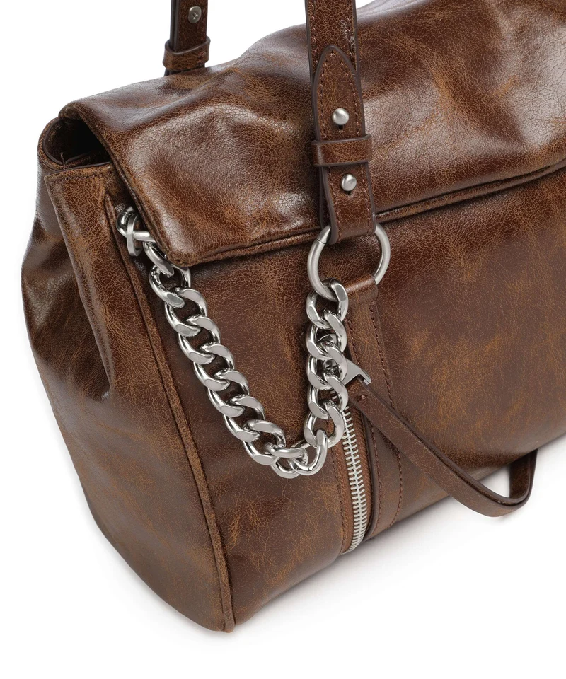 DKNY Skye Medium Sac porté épaule walnut