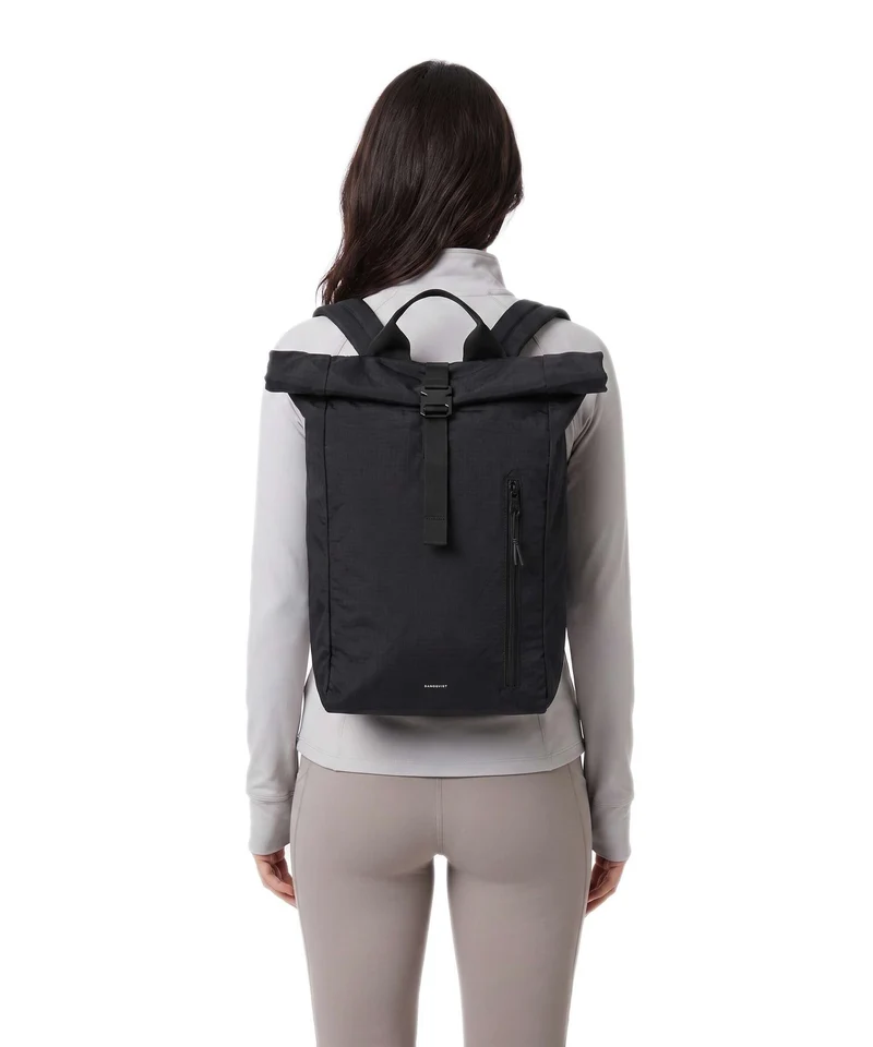 Sandqvist Grid Sac à dos roll-top black