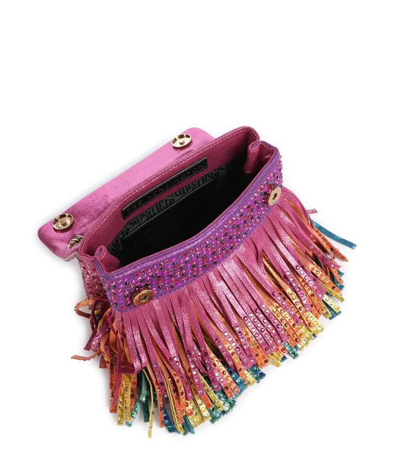 Kurt Geiger Kensington Mini Fringe Sac porté épaule multi