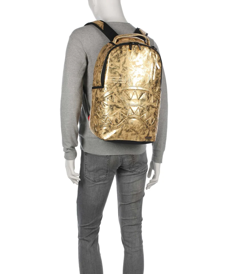 Sprayground Gold Weathered Sac à dos gold